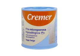 Fita Micropore Bege Hipoalérgica Para Pele Sensível - 5 Cm X 4,5 Metros - Cremer